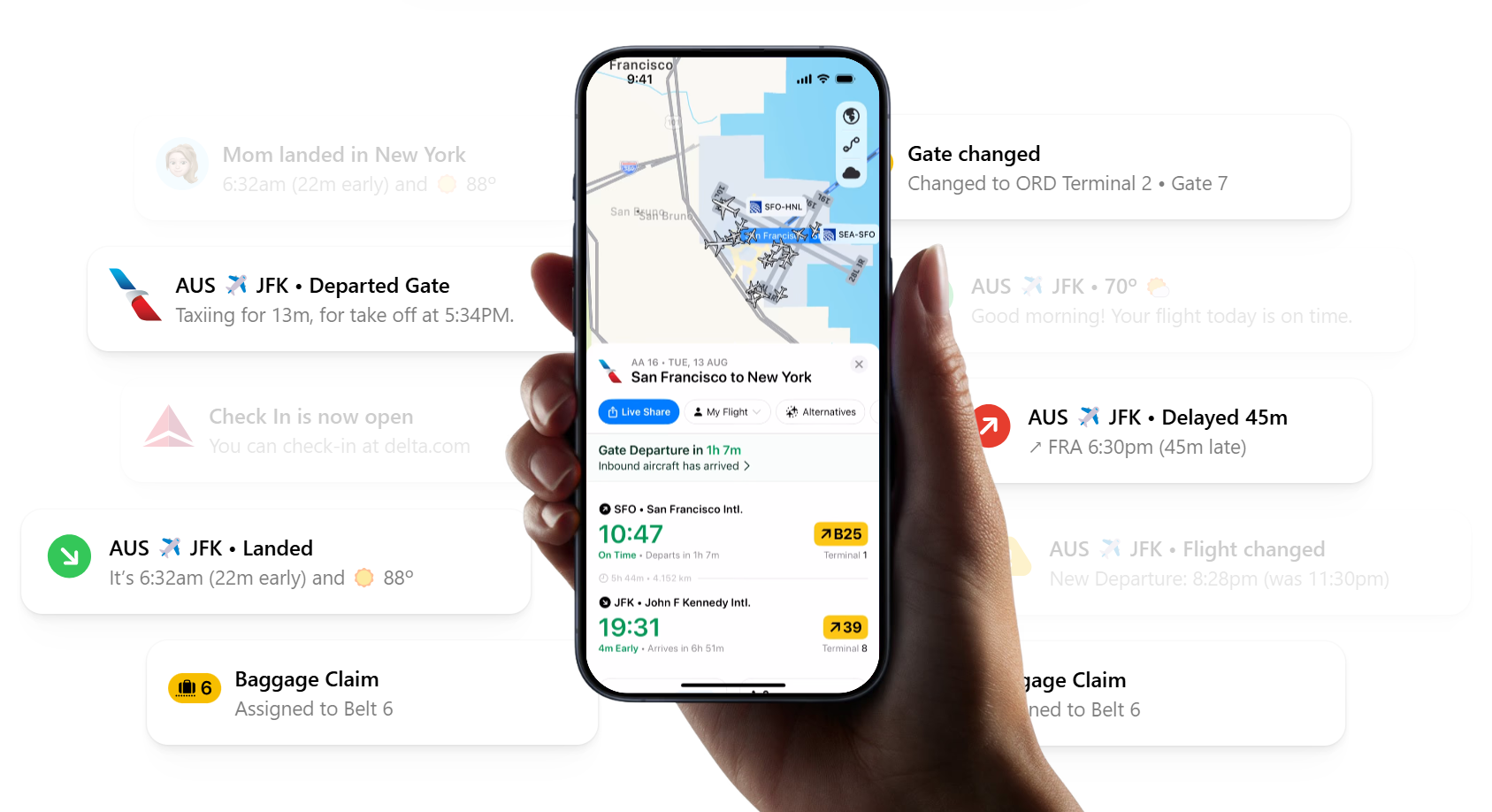 Flighty app interface