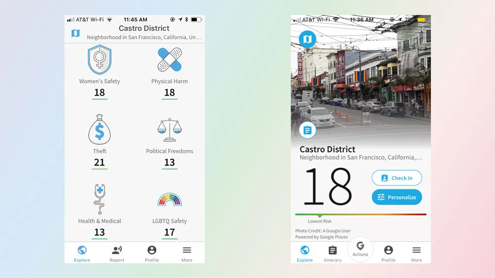 GeoSure app interface